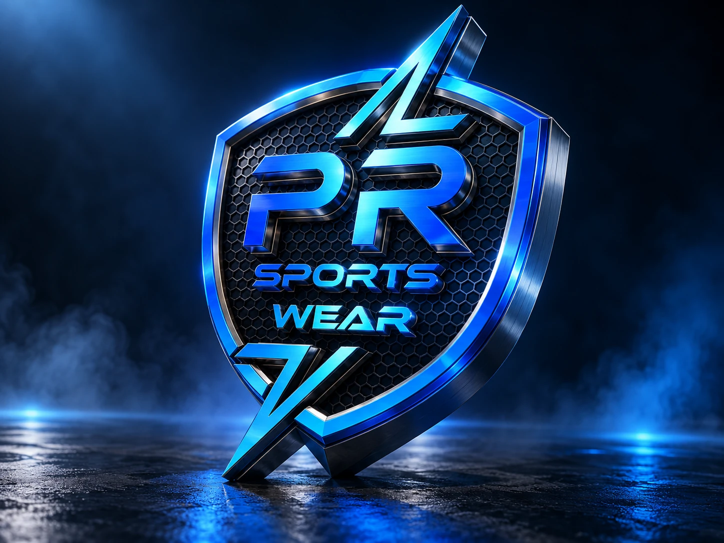 PR Sportswear 3D Logo
